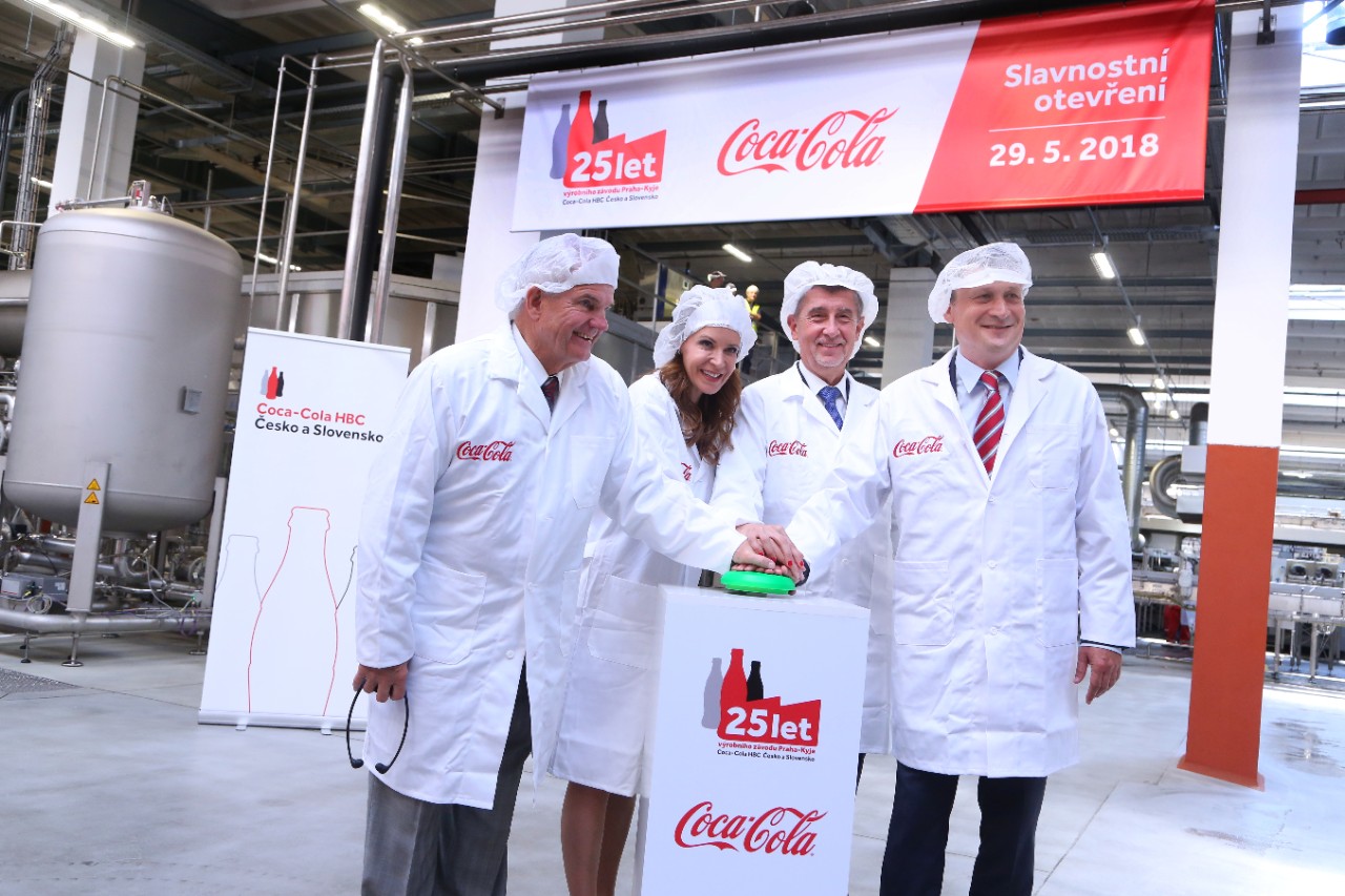 Coca-Cola HBC: Slavnostní otevření 29. května 2018