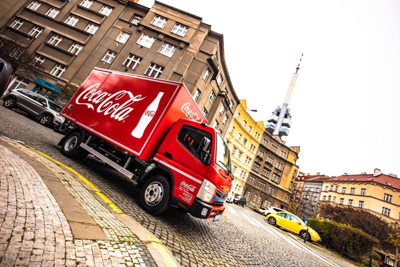 Coca-Cola hybridní vozy
