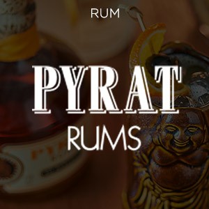 Pyrat Rum bottle